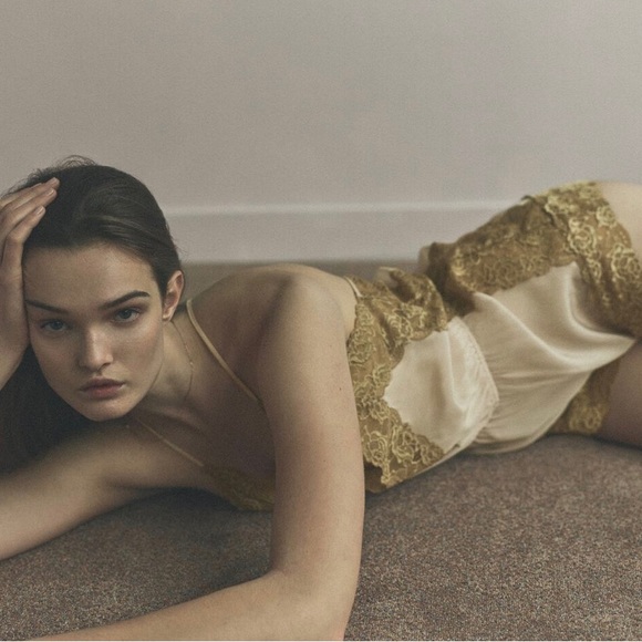 Zara Laced Jumpsuit Size Large - Picture 1 of 8